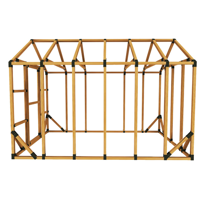 EZ Frames 8' W x 12' D DIY Storage Shed Kit & Reviews Wayfair